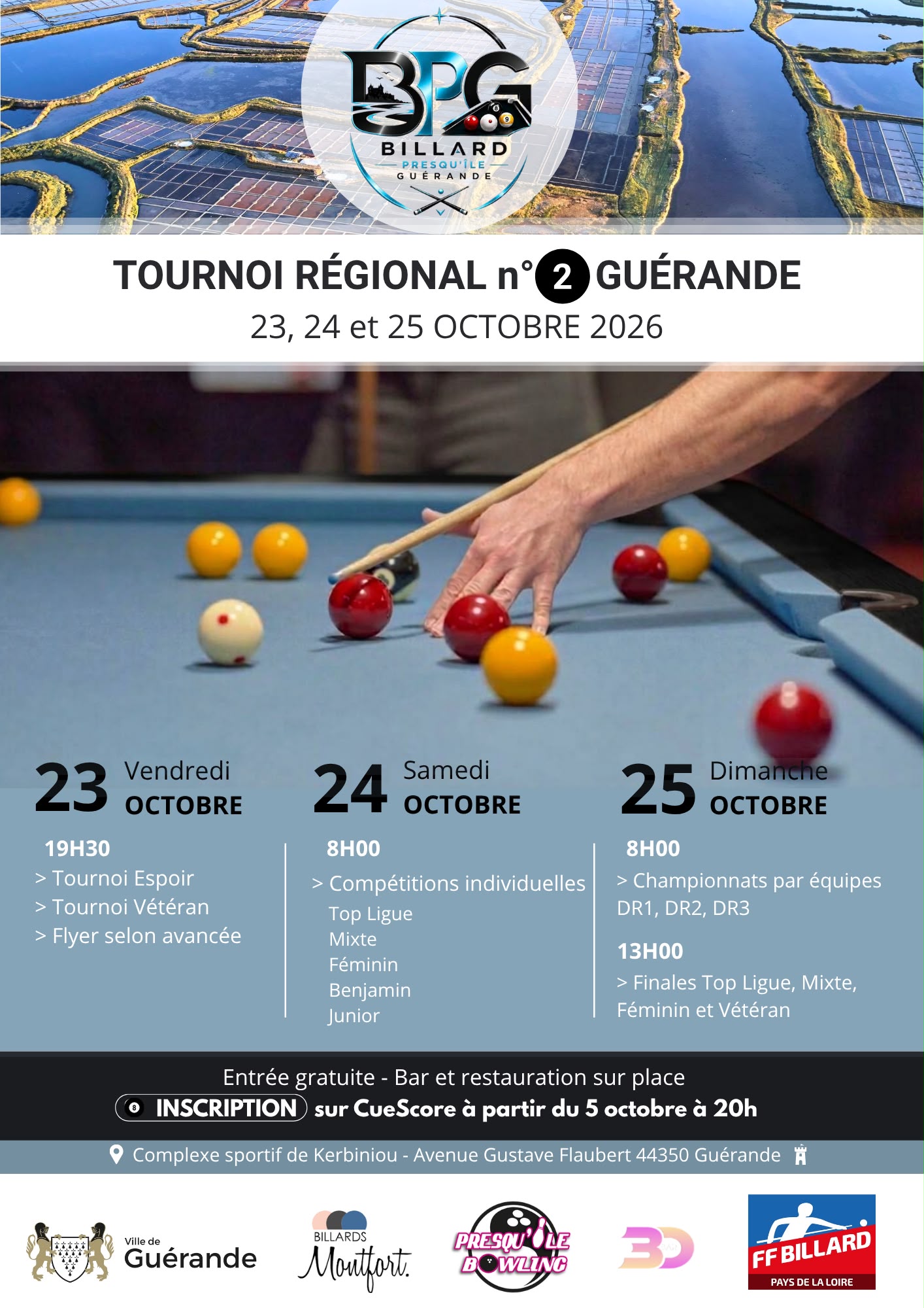 Tournoi Régional de Blackball 2026